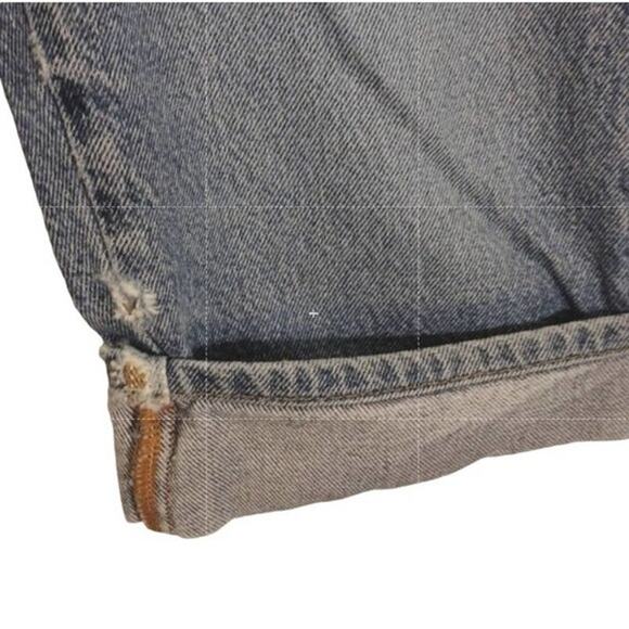90s BONGO Jeans Capris Sz 9 Blue Cuffed 100% COTTON Preppy Coastal Vintage - Picture 11 of 14